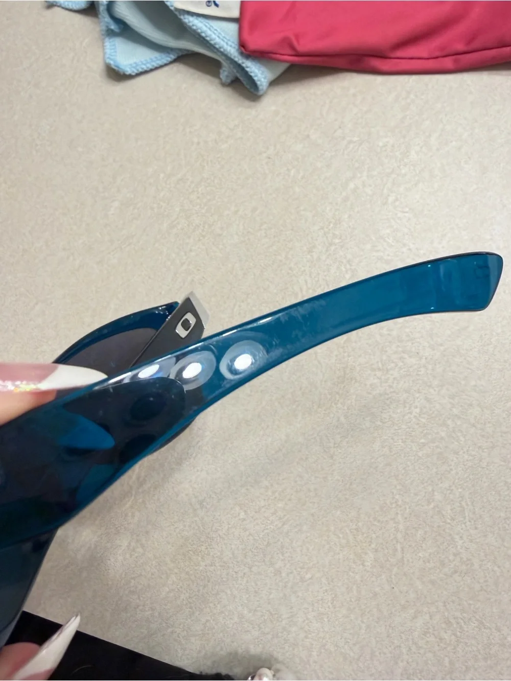 Oakley Blue Jupiter Sunglasses